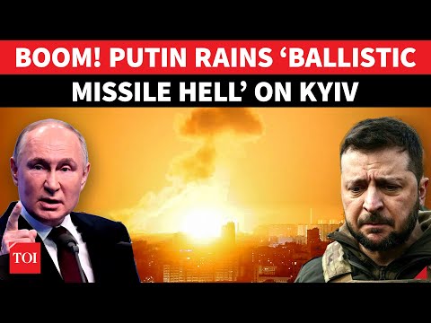 Putin ‘BURNS’ Kyiv: Explosions Ring As Russia Fires 9 Ballistic Missiles, 62 Drones | ‘RED ALERT!’