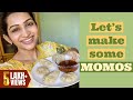 VEG MOMOS - Vegan recipe! #CookWithNakshu Simple and Easy Recipe