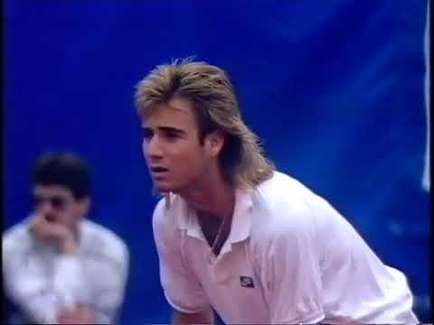 Stuttgart clay 1988 SF Agassi vs Leconte