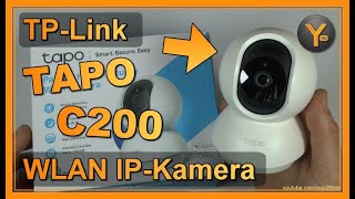 Einrichtung & Funktionen: TP-Link Tapo C200 WLAN IP-Kamera