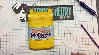 How to ITH Barrel of Monkeys zip bag