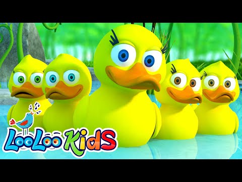 🦆 Five Little Ducks 🦆- LooLoo Kids Nursery Rhymes & Kids Songs