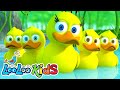 🦆 Five Little Ducks 🦆 THE BEST Song for Children | LooLoo Kids