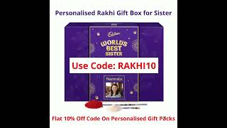 Best Rakhi Gifts 2022 | Buy Personalised Raksha Bandhan Gifts | Cadbury Cholcolate | #Shorts