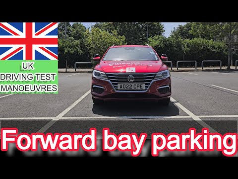Forward Bay parking and reverse out, UK driving test manoeuvres [learn to drive]