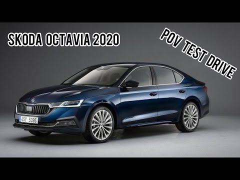 New Skoda Octavia IV 150 HP | POV Test Drive #carvideos 47