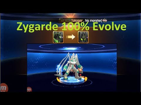 Pocket Arena - Pokeland Legends - Zygarde 100% evolve - Testing
