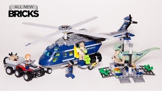 Lego Jurassic World 75928 Blues Helicopter Pursuit Lego Speed Build