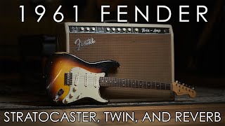 Video thumbnail for "Pick of the Day" - 1961 Fender Stratocaster Twin and Reverb by Emerald City Guitars