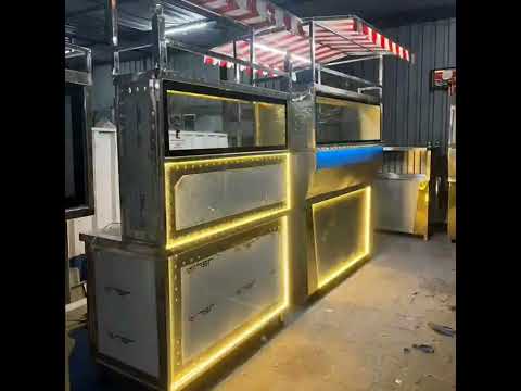 Stainless Steel Snack Stall