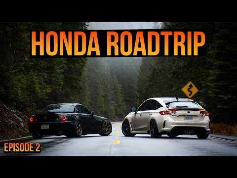 Thumbnail for Roadtripping 8000 miles to find the best Driver's Roads in America - Ep 2 by Performance car, United States, Sports car, video, Honda S2000, Car, vide, Honda Civic