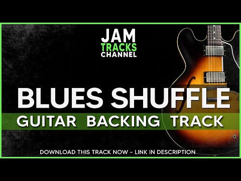 Blues Shuffle Guitar Backing Track in F