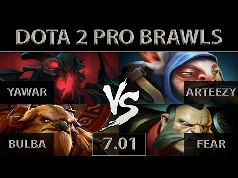 YawaR & BuLba vs Arteezy & Fear ► The MMR Assassins ► Dota 2 [7.01]