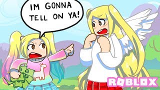 My Friends Little Sister Found Out I Lied About Being Rich... | Roblox Mean Girls Roleplay
