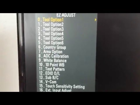 LG TV Hidden Secret Service Menu/Mode with your Smartphone