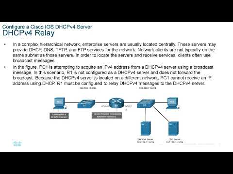 CCNA presentation - SWRE - Module 7  - DHCPv4 - Dynamic Host Configuration Protocol ipv4