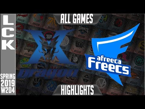 KZ vs AFS Highlights ALL GAMES | LCK Spring 2019 Week 2 Day 4 | King-Zone DragonX vs Afreeca Freecs