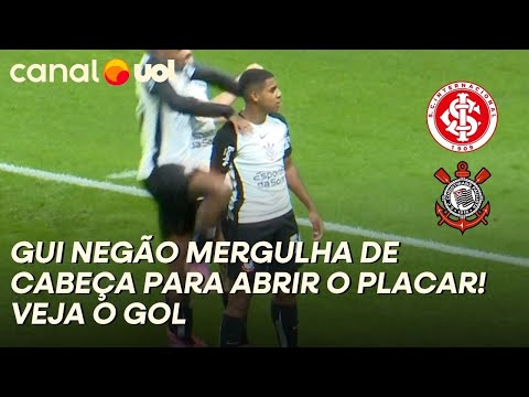 CORINTHIANS FAZ O PRIMEIRO GOL COM GUI NEGÃO, APÓS CRUZAMENTO NA MEDIDA DE MATHEUZINHO! VEJA O GOL