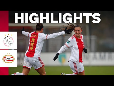 Warme winst in ijzige kou 🥶💪 | Highlights Ajax Vrouwen - PSV Vrouwen