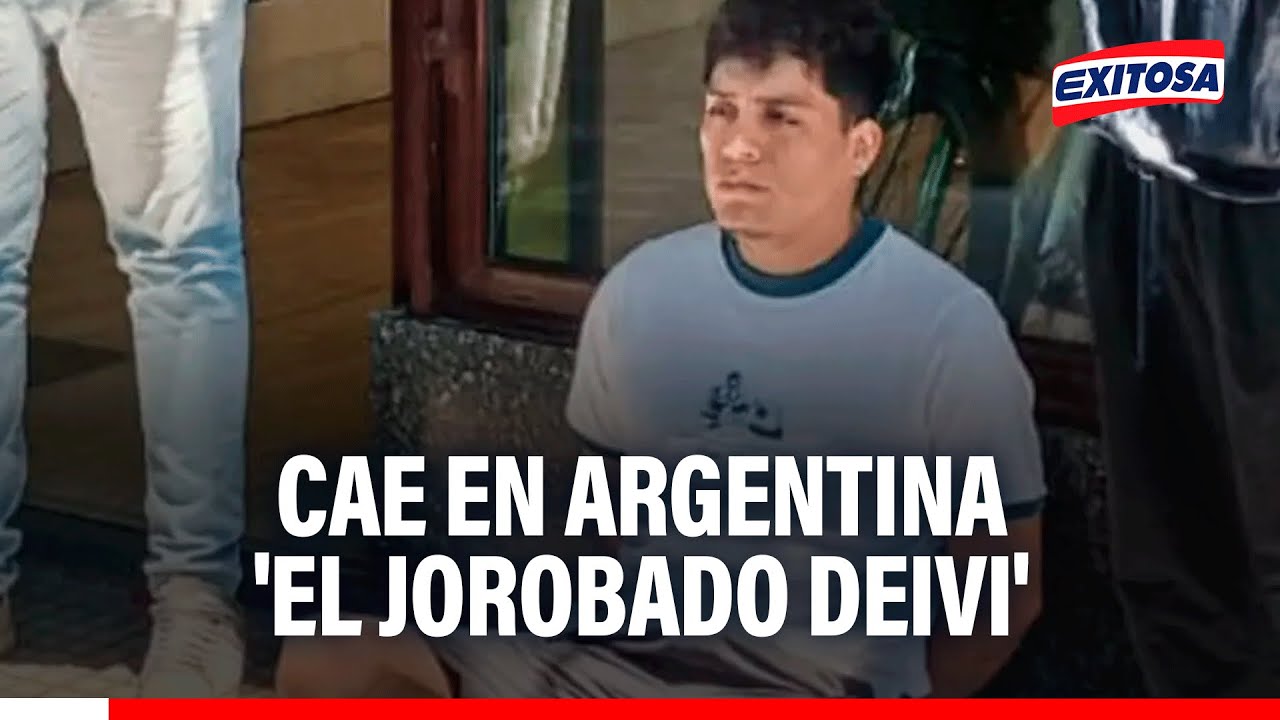 🔴🔵 Cae en Argentina 'El Jorobado Deivi', presunto cabecilla de la banda 'Los Compadres' en Trujillo