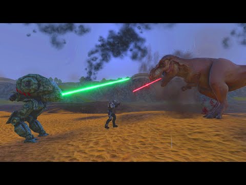 Can T-REX kill TORNADO TROOPER and MECH WALKER? | Ultimate Epic Battle Simulator