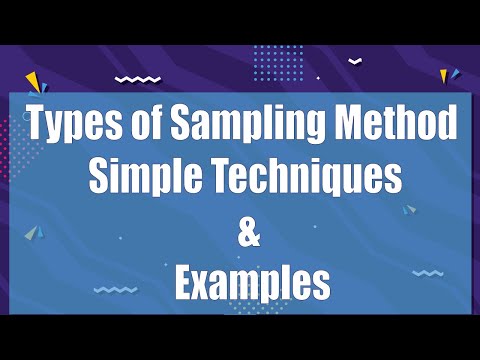 Types of Sampling Method | Simple Techniques and Examples