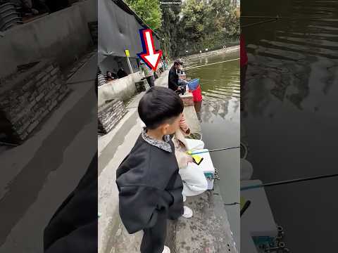 This Boy Prove The Normal Food For For Fish 😨... #shorts