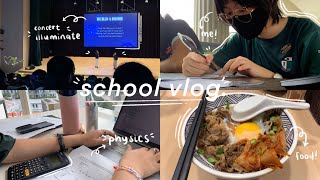 sec school life 🌷 | tests, studying, concerts, fun with friends, lots of food!