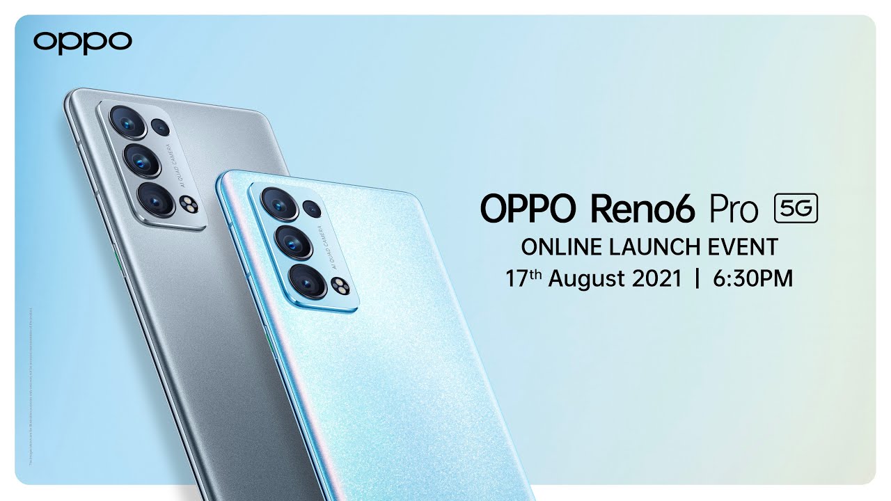 OPPO Reno6 Pro 5G Online Launch Event