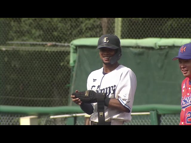 【ファーム】本日猛打賞!! ライオンズ・モンテル タイムリーを放ち貴重な追加点を挙げる!!  2025年8月13日 埼玉西武ライオンズ 対 オイシックス新潟アルビレックスBC