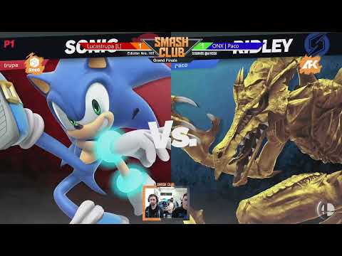 Smash Club #104 - Lucastrupa (Sonic) vs Paco (Ridley) - GrandFinals