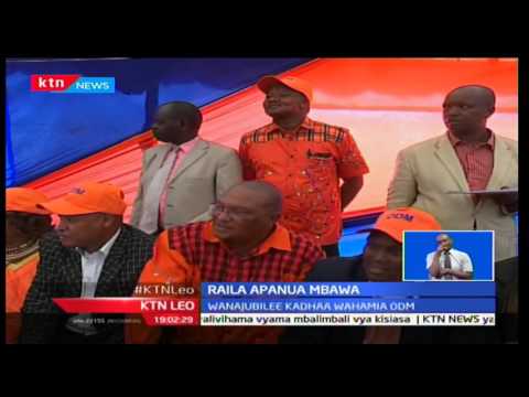 KTN Leo: Kinara wa ODM Raila Odinga awalaki wanachama wa Jubilee katika chama yao ya ODM, 29/11/16