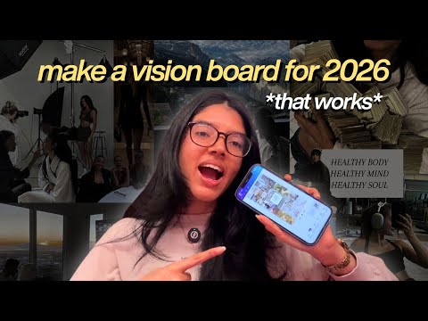how to make a vision board for 2026 that works | easy step by step guide