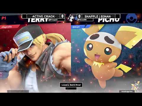 NUT 12 Losers Semis: Active Crack Shooter (Terry) vs B3nan (Pichu)