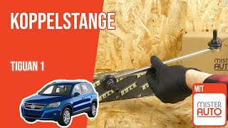 Youtube thumbnail of video "Wie Tiguan 1 Koppelstange / Pendelstütze wechseln 🚗"