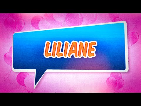 Joyeux anniversaire Liliane