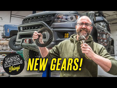 Chevy Colorado Gets GEARS!  A MUST For Big Tires! (Nitro Gear 4.56)