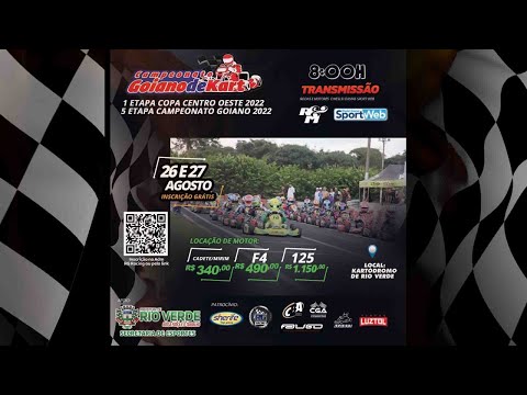 5ª ETAPA CAMPEONATO GOIANO E 1ª ETAPA COPA CENTRO OESTE KART 2022