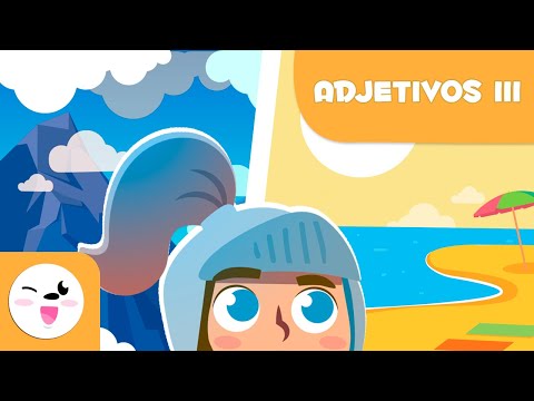 LOS ADJETIVOS 🏜️  Lugares ❄️ Vocabulario para niños 🌞 Episodio 3
