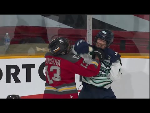 Fight Night?! Saulnier vs. Vanisova, Jailbreak & Buzzer-Beater | PWHL Boston Fleet vs. Ottawa Charge