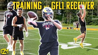 FOOTBALL TRAINING mit GFL1 Wide Receiver - Er ist extra aus München gekommen!