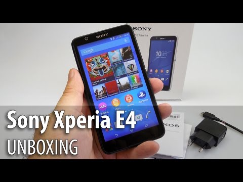 Sony Xperia E4 Unboxing