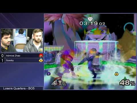 SG 19.8 SSBM - Admiral Zhao (Samus) vs. Scooby (Sheik) - Melee LQF