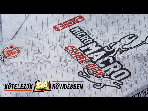 Micro Macro Cime City társasjáték Kötelezők rövidebben (szabálymagyarázó) - reflexshop