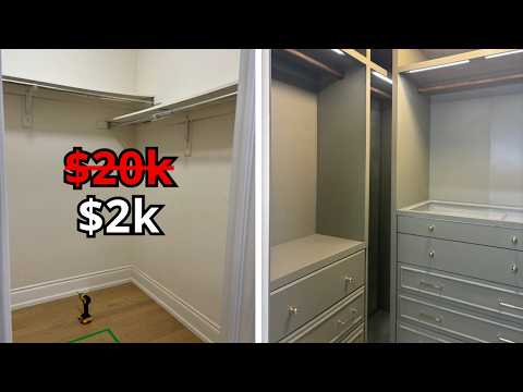 How I Renovated a $20k closet for $2k // IKEA PAX Hack