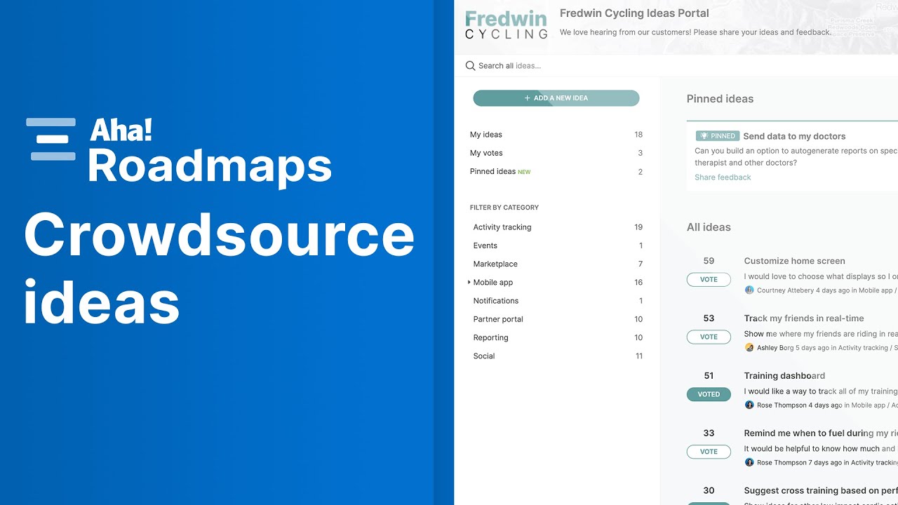 Aha! Roadmaps | Idea management overview