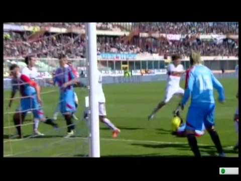 Catania - Genoa 2 - 1 (27/02/2001) Le azioni salienti.