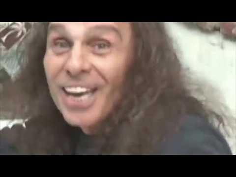 Ronnie James DIO singing in the studio with Ian Gillan
