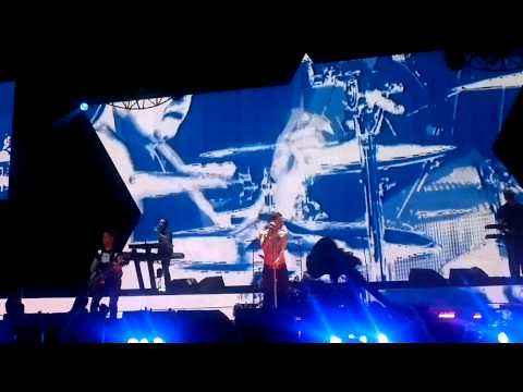 end of Personal Jesus Live in Praha (Prague) 10.02.2014 Depeche Mode