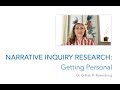 Narrative Inquiry Research Getting Personal